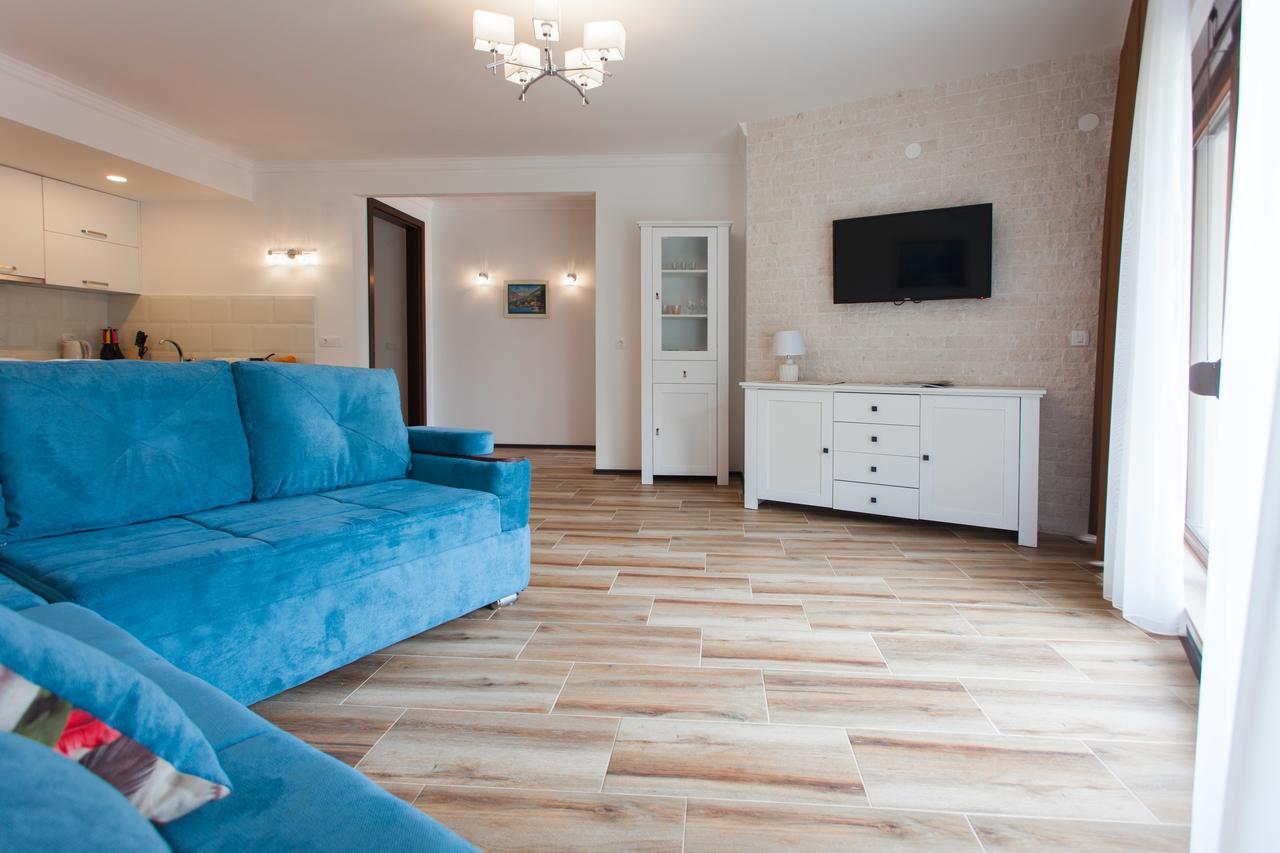 Ferienwohnung Rosmarino Sveti Stefan Exterior foto